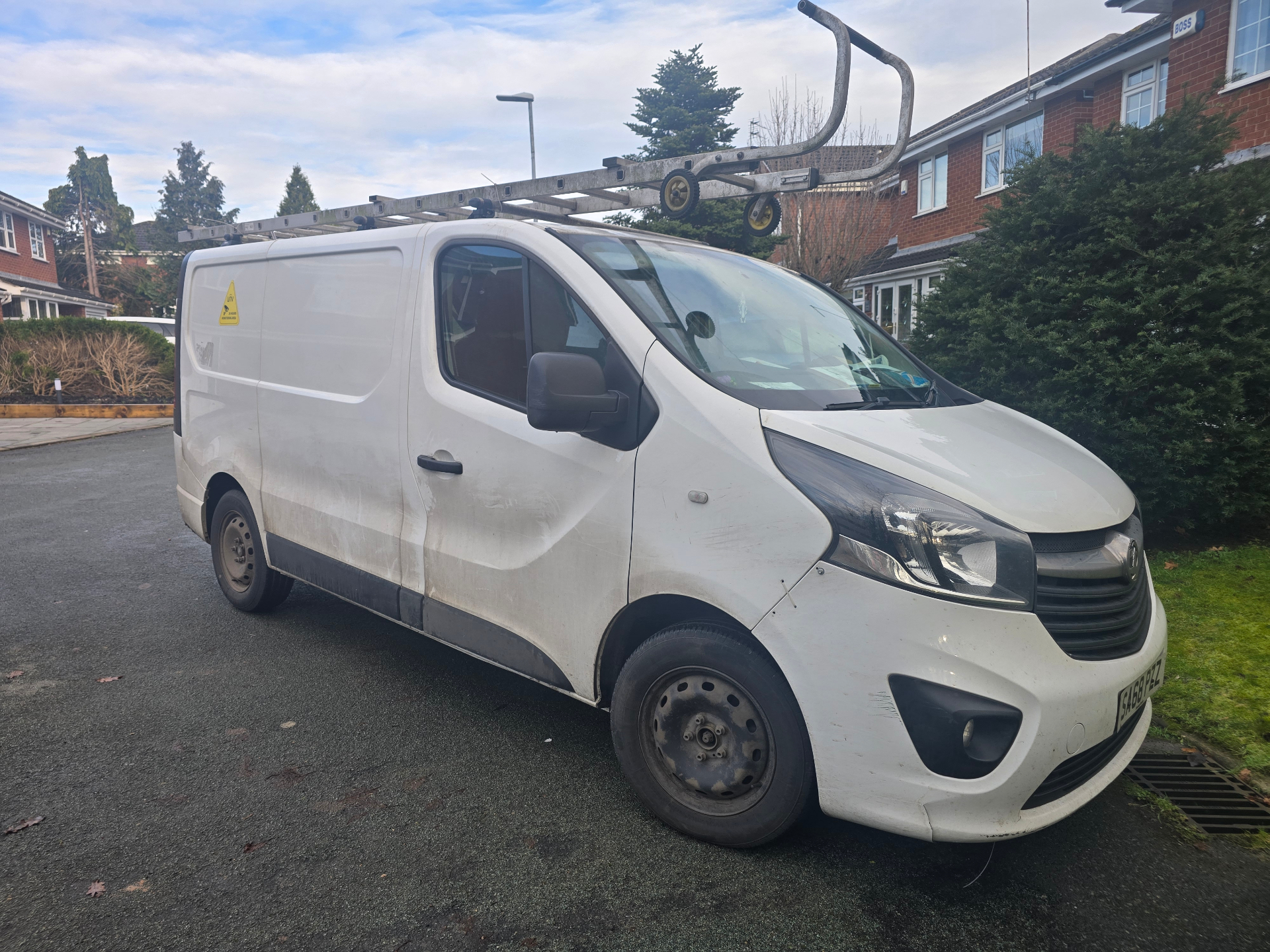 Evolution Data & Digital engineer van on a Stockport job