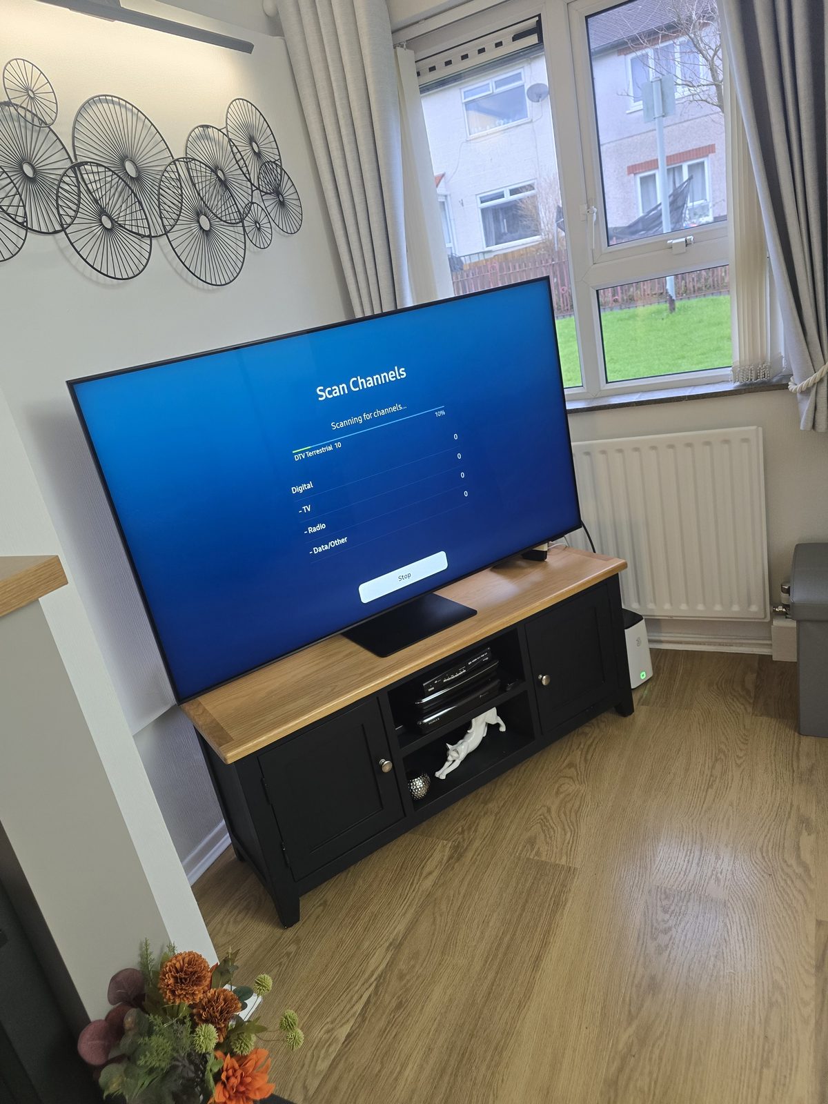 TV wall mounting for a care home resident room in Stockport